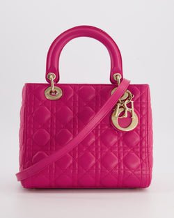 Christian Dior Hot Pink Medium Lady Dior Bag with Gold Hardware – Sellier Knightsbridge