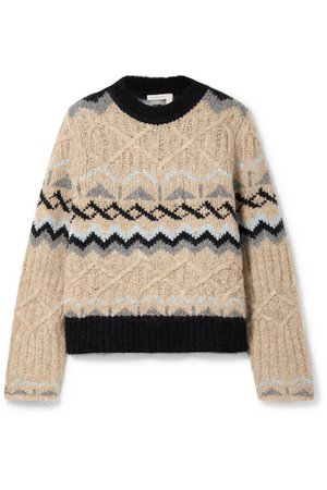 See By Chloé | Fair Isle knitted sweater | NET-A-PORTER.COM