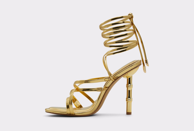 Gold Bamboo Sandals