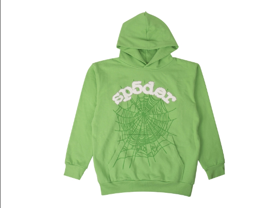 sp5der green hoodie