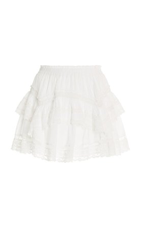 LoveShackFancy, Abrielle Cotton Skirt
