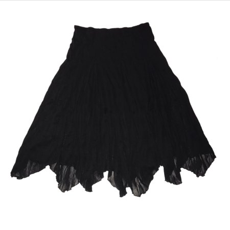 VTG y2k Goth Fairy maxi skirt in size XL... - Depop