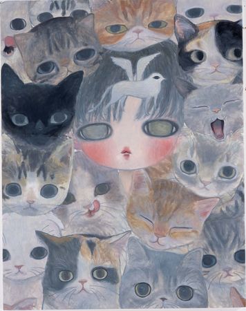 Aya Takano - Fluffy painting
