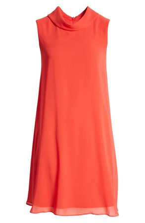 Connected Apparel Chiffon Shift Dress | Nordstrom