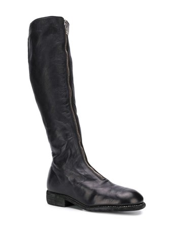 Guidi knee-length Zip Boots - Farfetch