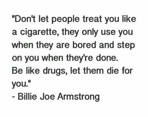 be like drugs
