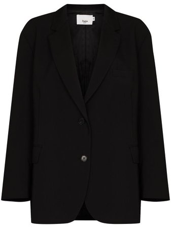 Shop Frankie Shop bea single-breasted oversize blazer with Express Delivery - FARFETCH