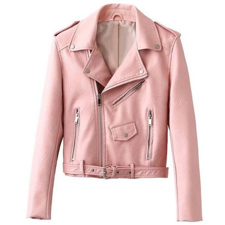 dusty rose leather jacket - Google Search