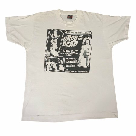 Vintage Orgy Of The Dead "Ed Wood" T-Shirt Film Movie Erotic Promo 1960's Movie | eBay