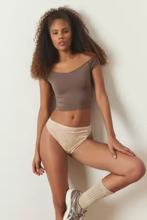 Out From Under Ballet Off-The-Shoulder Top | Urban Outfitters