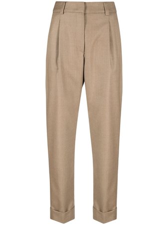 Peserico Tapered Tailored Trousers - Farfetch
