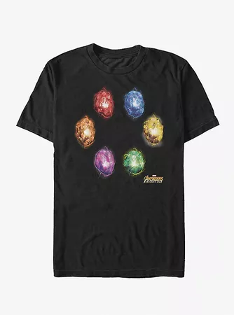 Marvel Avengers: Infinity War Six Infinity Stones T-Shirt