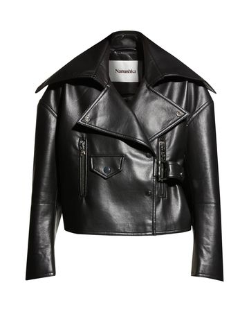 Nanushka Ado Leather Jacket | Neiman Marcus