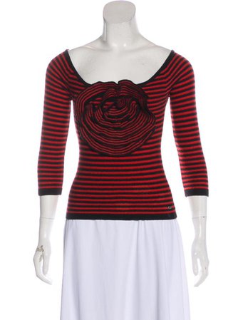 Sonia Rykiel Wool Striped Top - Clothing - SON30133 | The RealReal