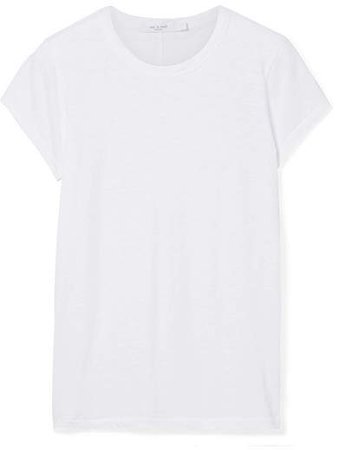 The Tee Slub Pima Cotton-jersey T-shirt - White