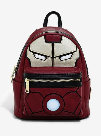Loungefly Marvel Iron Man Light-Up Arc Reactor Mini Backpack - BoxLunch Exclusive