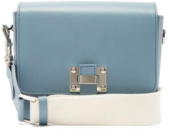 The Quick Small Leather Cross Body Bag - Womens - Blue Multi