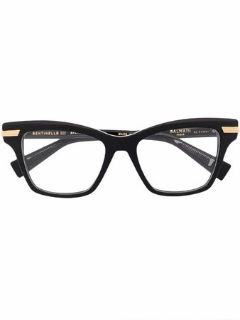 Balmain Eyewear cat-eye frame glasses - FARFETCH
