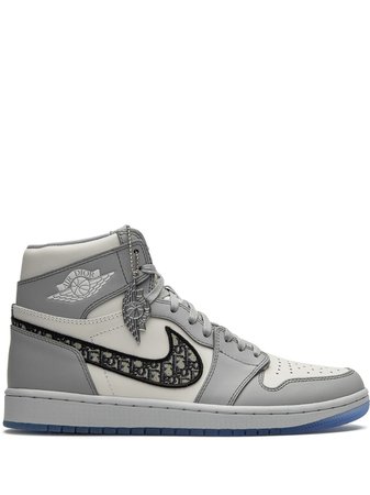 White Jordan x Dior Air Jordan 1 High sneakers CN8607002 - Farfetch