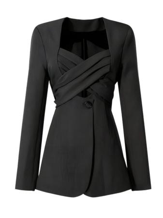 Xavia Long Sleeve Blazer blazers