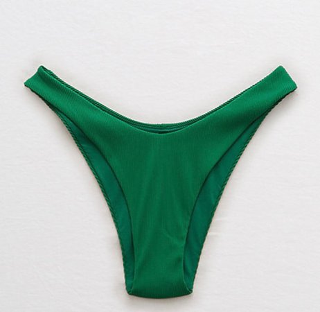 aerie green bikini bottoms