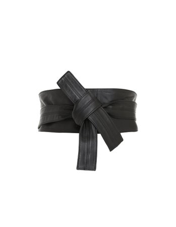 Soft Wrap Belt Black Online | Zimmermann
