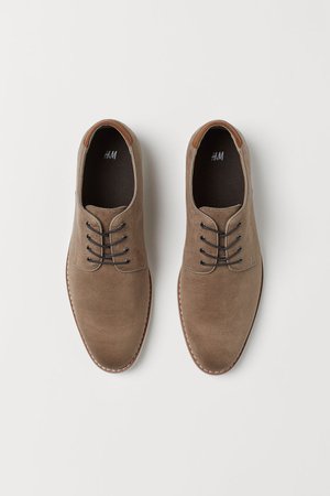 Derby Shoes - Dark beige - Men | H&M US