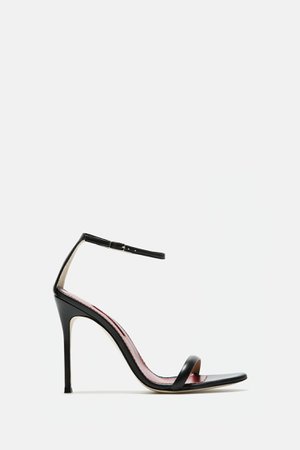 Carolina Herrera, Black Leather sandals