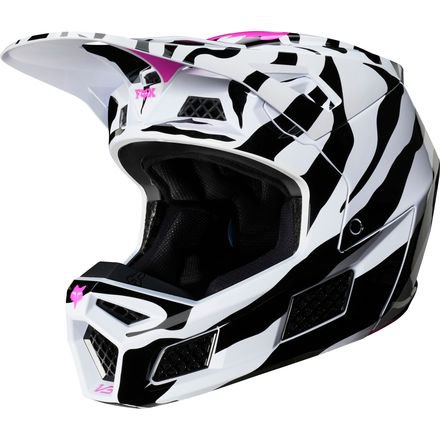 Fox Racing 2019.5 V3 Helmet - Zebra LE | MotoSport