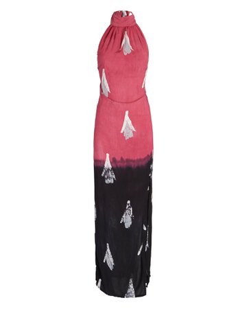 Busayo Peju Printed Cotton Halter Maxi Dress | INTERMIX®