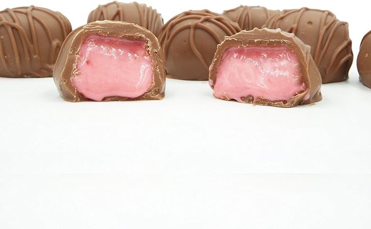 Amazon.com: Philadelphia Candies Homemade Strawberry Creams, Milk Chocolate 1 Pound Gift Box : Grocery & Gourmet Food