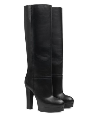 Gucci Platform Knee Length 130mm Boots - Farfetch