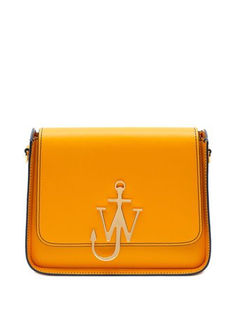 Yellow Jw Anderson Anchor Logo Box Bag | Farfetch.com
