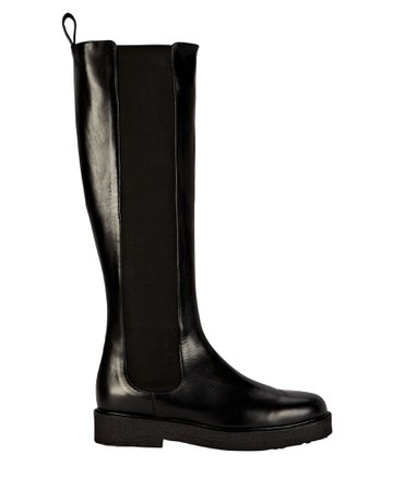 STAUD Palamino Tall Leather Chelsea Boots