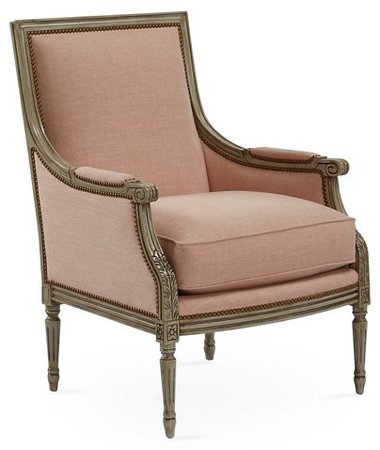 James Accent Chair, Blush - One Kings Lane - Brands | One Kings Lane
