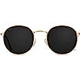 Amazon.com: MEETSUN Small Round Polarized Sunglasses for Women Men Classic Retro Metal Frame Sun Glasses UV Protection Black Frame/Grey Lens : Clothing, Shoes & Jewelry