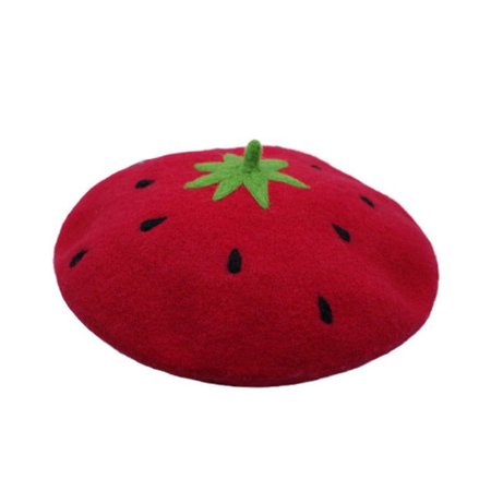 strawberry beret