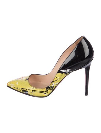 Christian Louboutin Pigalle Pointed-Toe Pumps - Shoes - CHT110803 | The RealReal