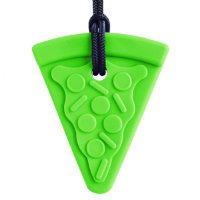 Green Chewable Pizza Necklace