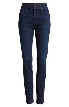 Citizens of Humanity Rocket High Waist Ankle Skinny Jeans (Galaxy) blue