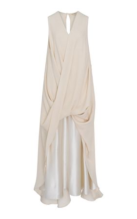 Sadie Cape Silk Maxi Dress By Heirlome | Moda Operandi