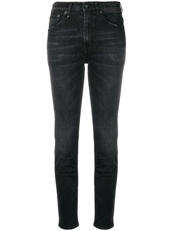 R13 High Waisted Skinny Jeans - Farfetch