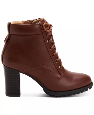 Style & Co Lucillee Heeled Booties, Created for Macy's & Reviews - Booties - Shoes - Macy's