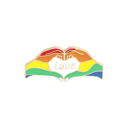 LGBT Pride Heart Love Rainbow Cartoon Brooch Pin Set Hard Enamel Pin cute Lapel pin Badge Pins for Backpack Jeans Birthday gift for her
