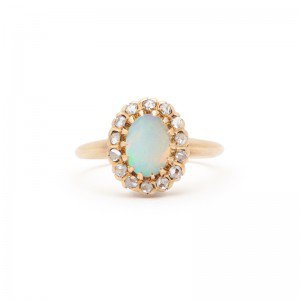 VINTAGE FOUR OPAL AND 14K GOLD RING - NEW ARRIVALS