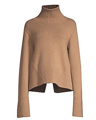 Hot Deals: 76% Off Khaite Women's Wallis Cashmere Turtleneck Sweater - Camel - Size Large