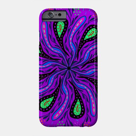 Purple Paisley - Paisley - Phone Case | TeePublic