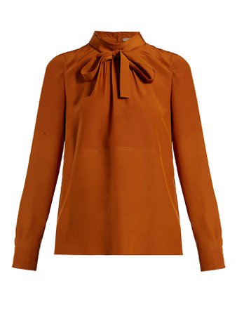 Tie-front silk blouse | Bottega Veneta | MATCHESFASHION.COM