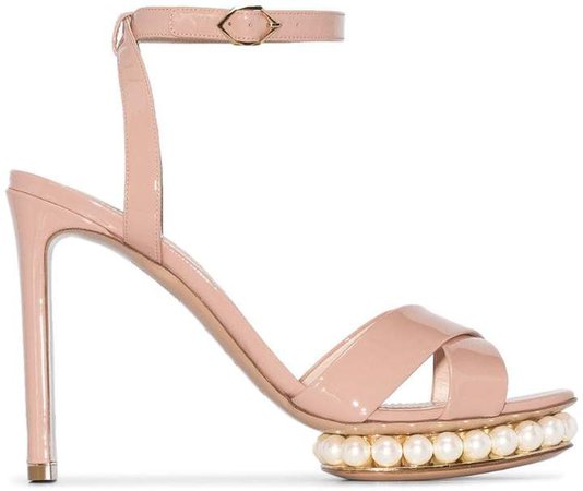 Casati 105mm pearl sandals