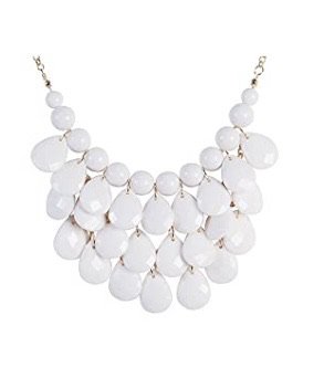 white bubble necklace
